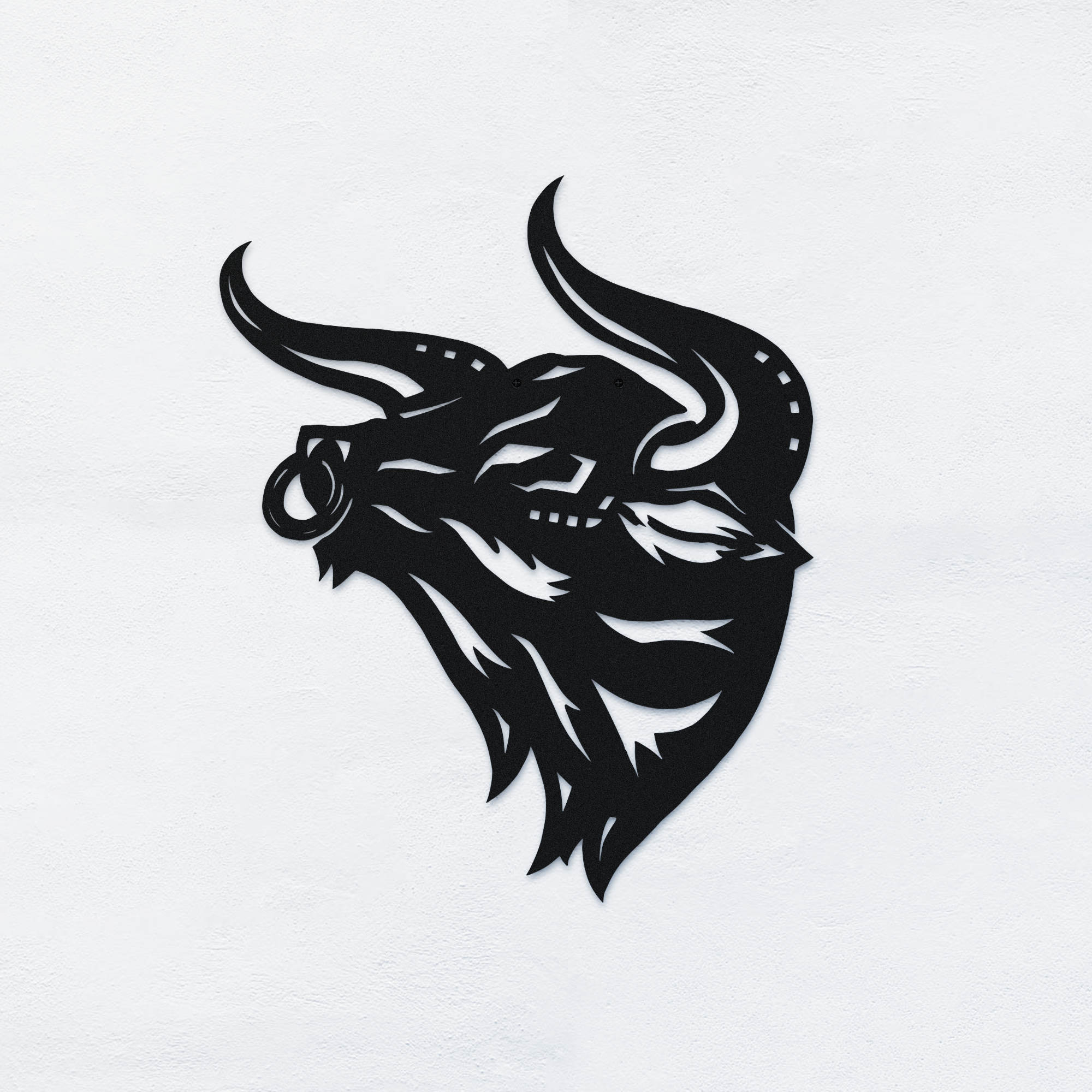 Kovový obraz Bull